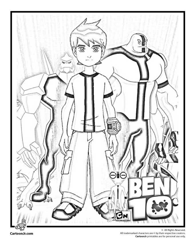 38 Heroic Ben 10 Coloring Pages Printable 10