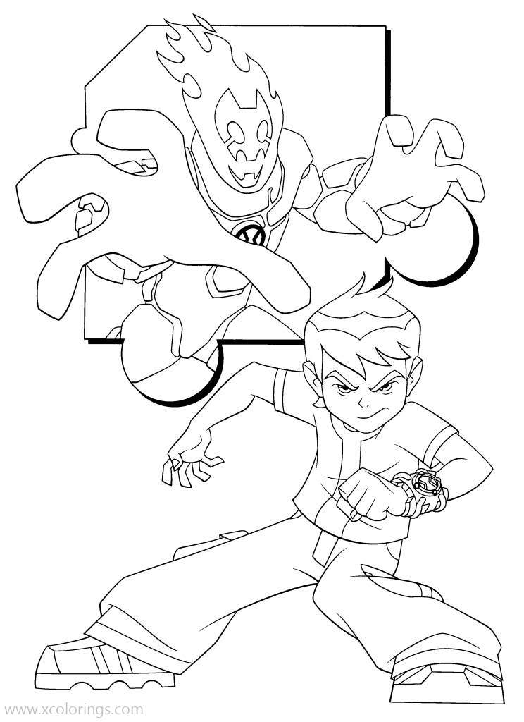 38 Heroic Ben 10 Coloring Pages Printable 14