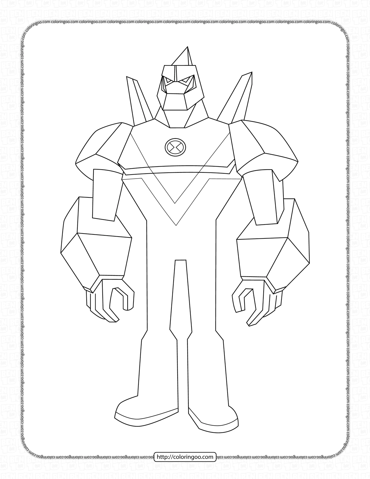 38 Heroic Ben 10 Coloring Pages Printable 21