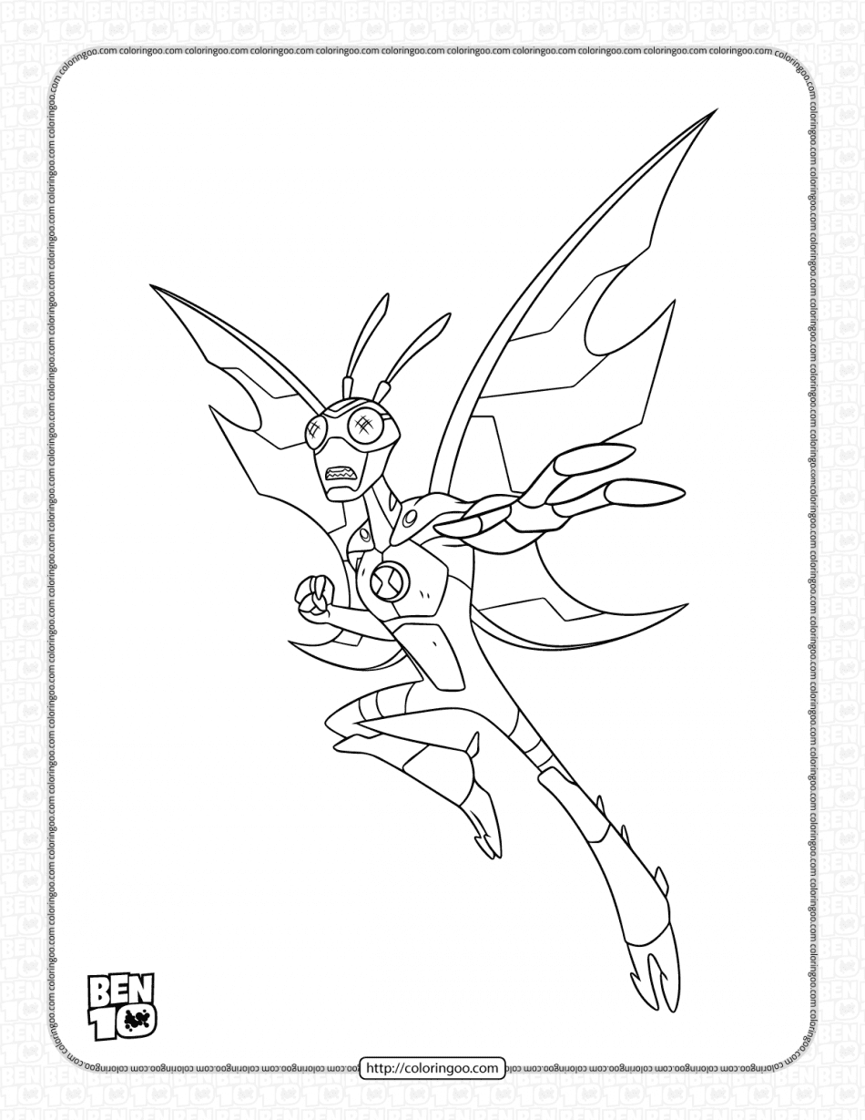 38 Heroic Ben 10 Coloring Pages Printable 23