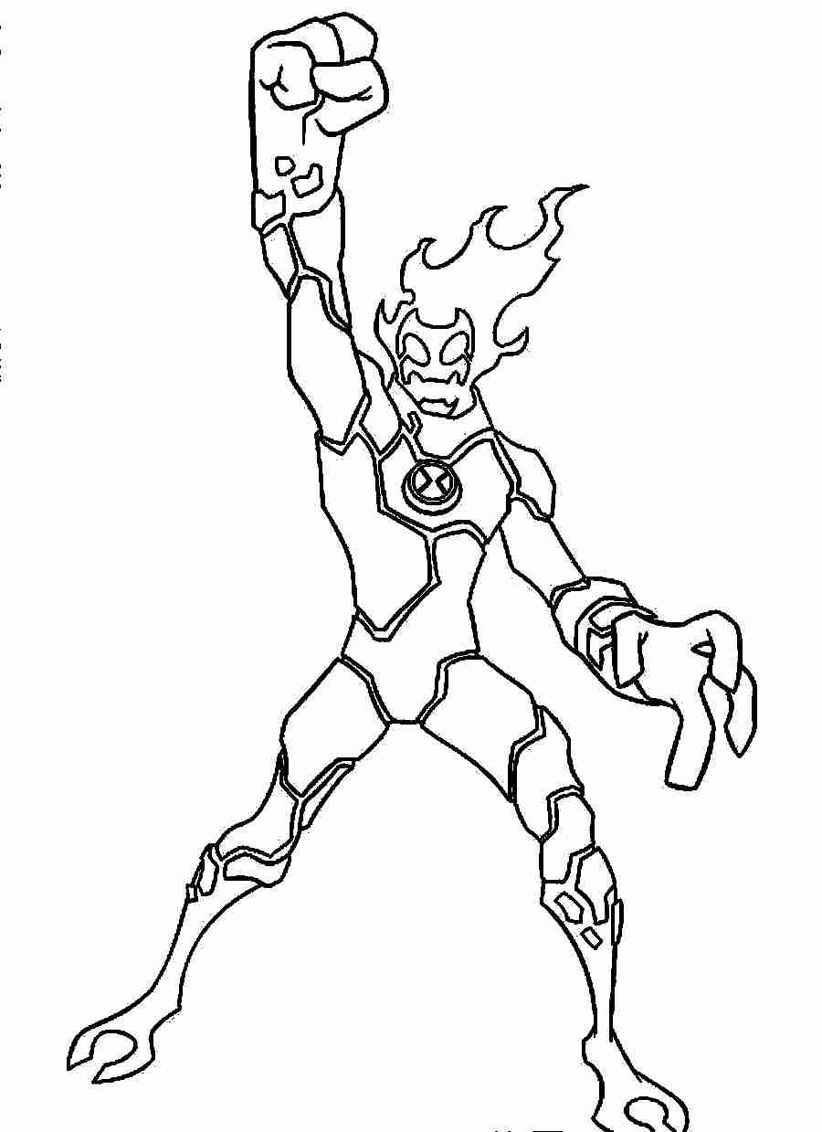 38 Heroic Ben 10 Coloring Pages Printable 26