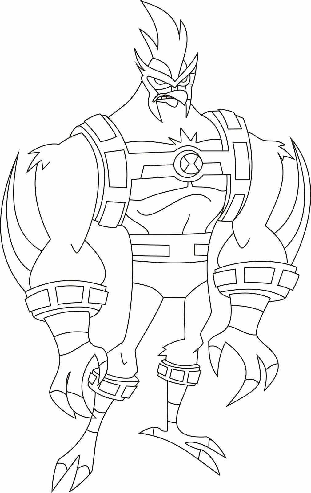 38 Heroic Ben 10 Coloring Pages Printable 3