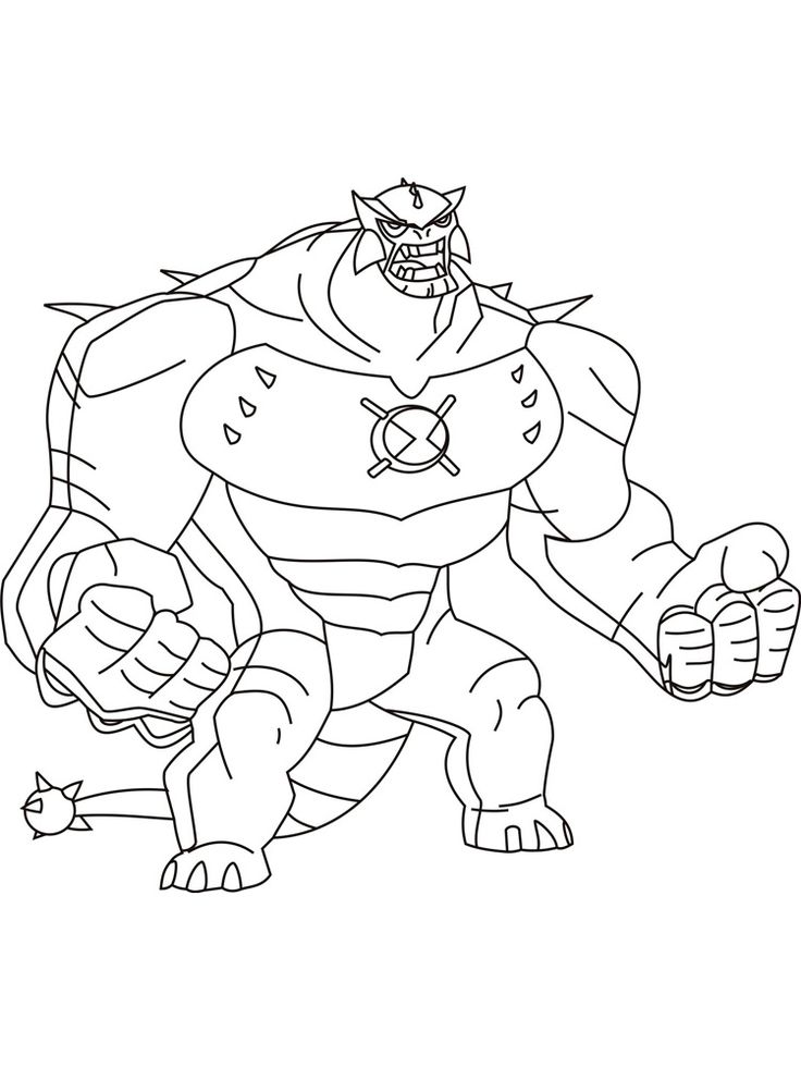 38 Heroic Ben 10 Coloring Pages Printable 35