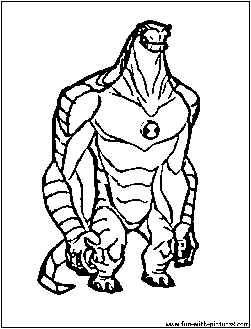 38 Heroic Ben 10 Coloring Pages Printable 4