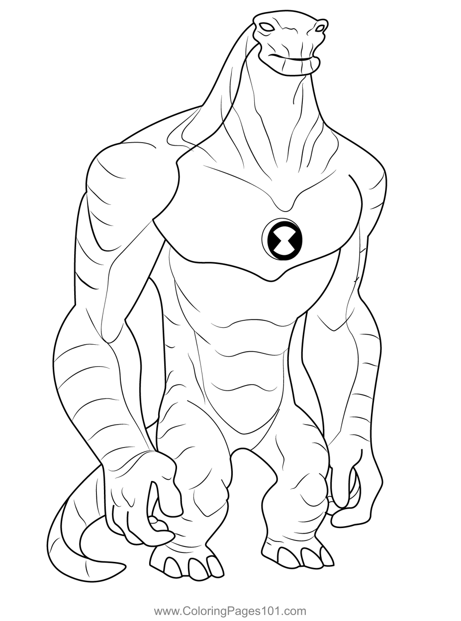 38 Heroic Ben 10 Coloring Pages Printable 9