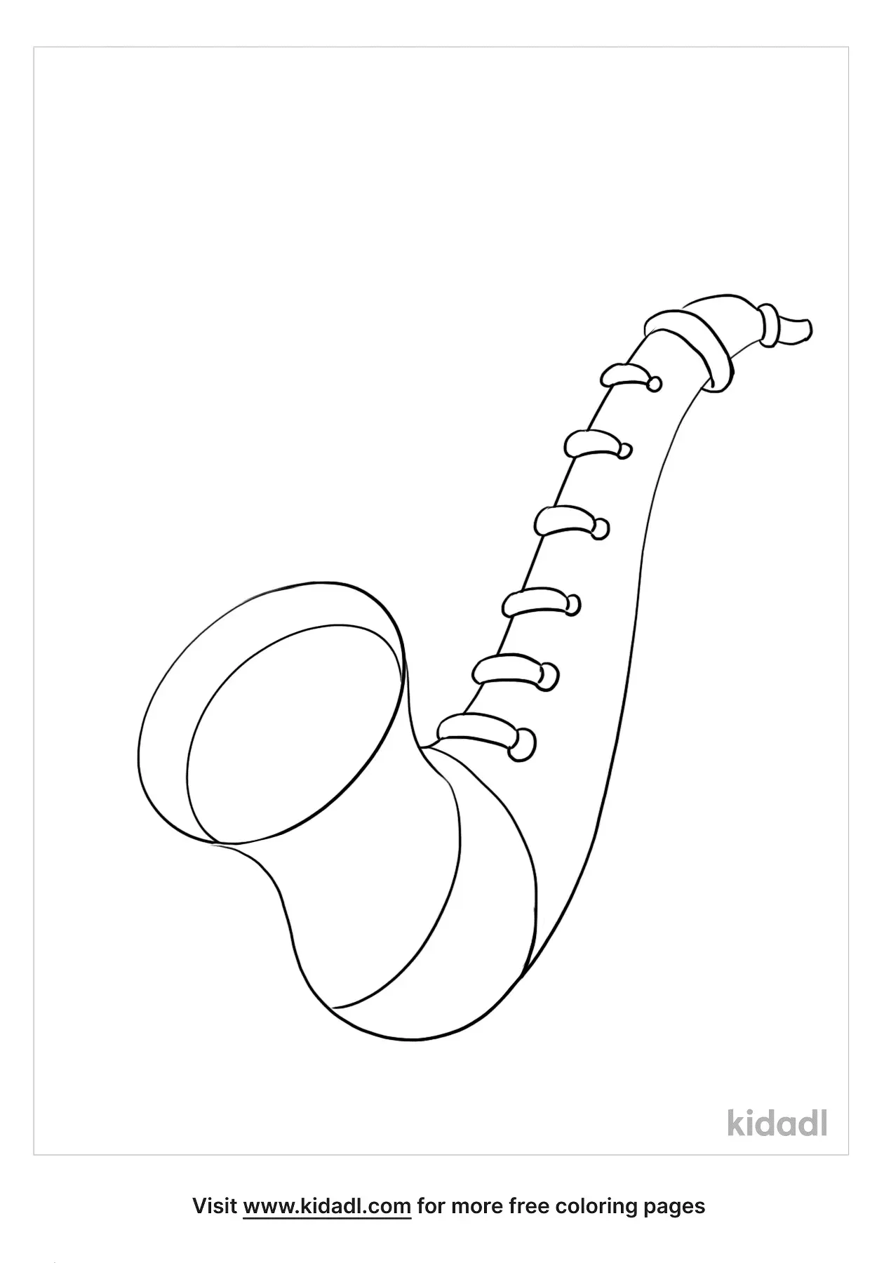 64 Melodic Saxophone Coloring Pages Printable 18