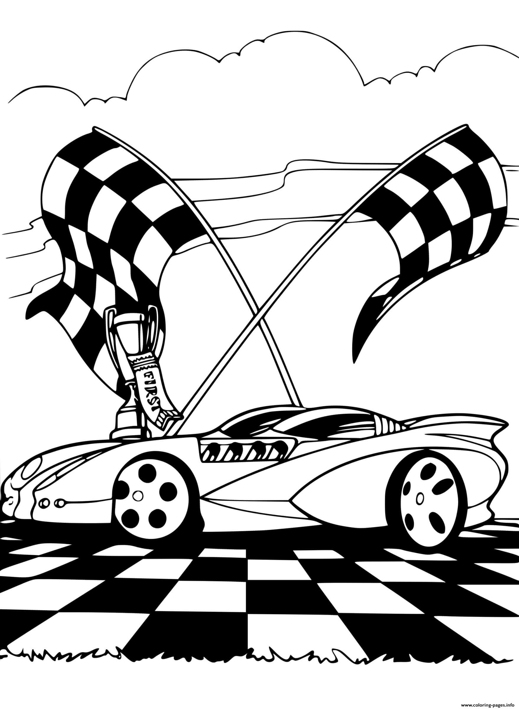 79 Race Car Coloring Pages for Kids Printable 20