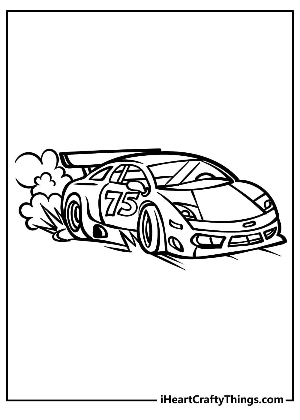 79 Race Car Coloring Pages for Kids Printable 38