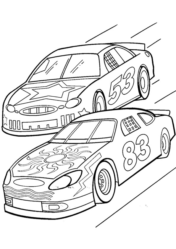 79 Race Car Coloring Pages for Kids Printable 64