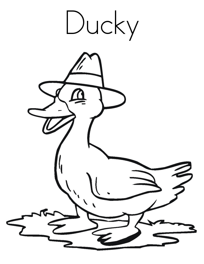 84 Duck Coloring Pages Printable 20