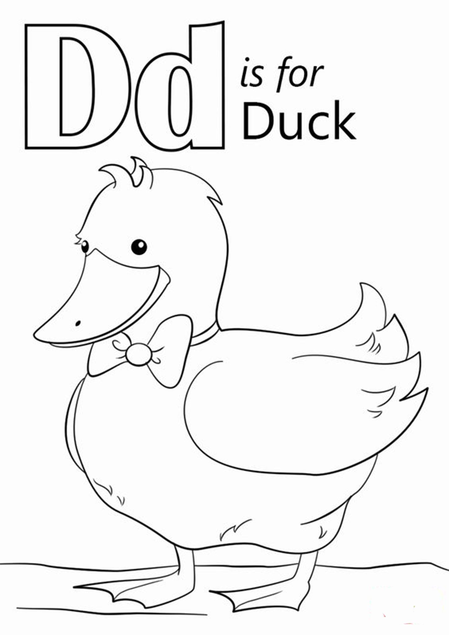 84 Duck Coloring Pages Printable 41