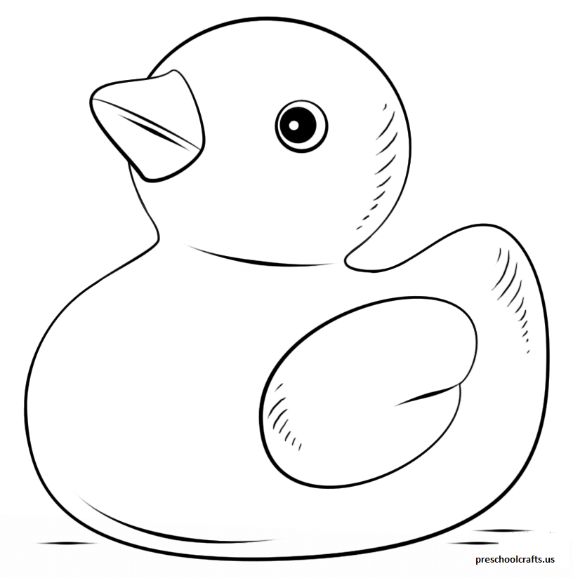 84 Duck Coloring Pages Printable 50