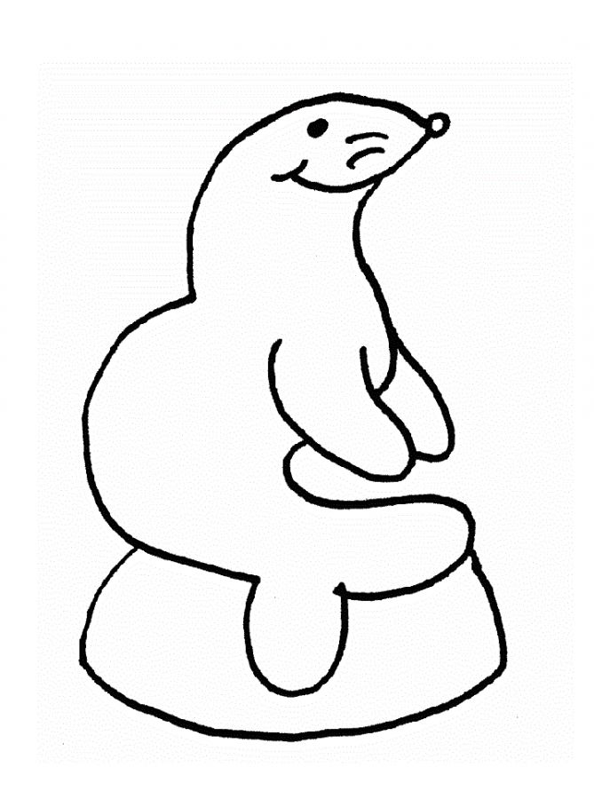 88 Seal Coloring Pages Printable 12