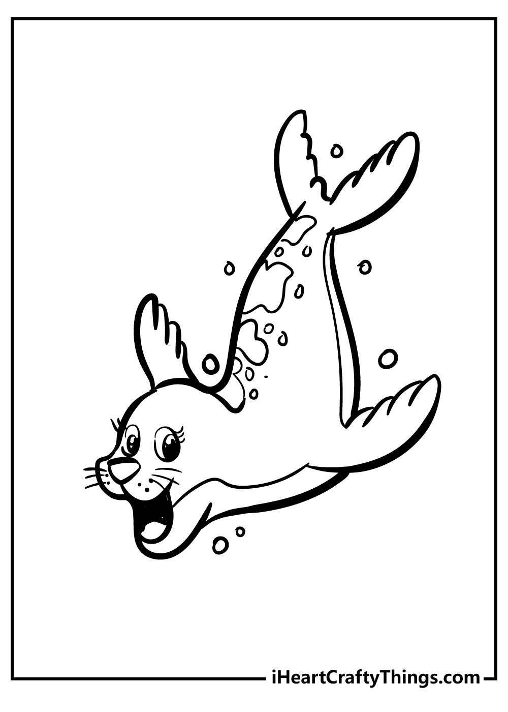 88 Seal Coloring Pages Printable 21