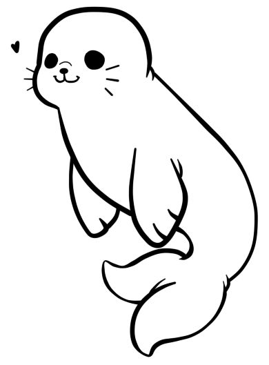 88 Seal Coloring Pages Printable 33