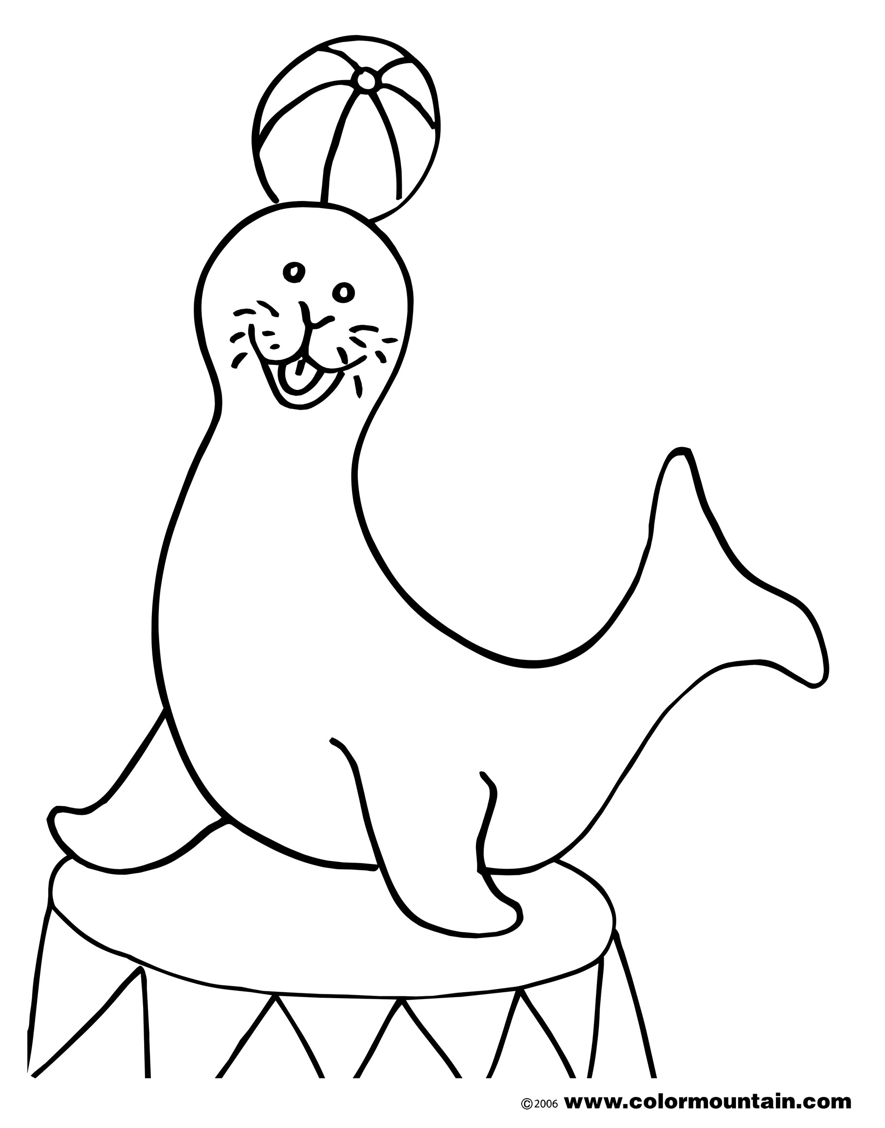 88 Seal Coloring Pages Printable 50