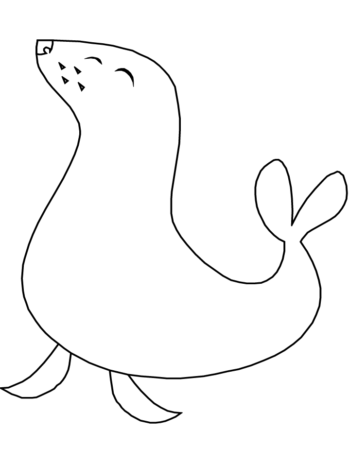 88 Seal Coloring Pages Printable 54