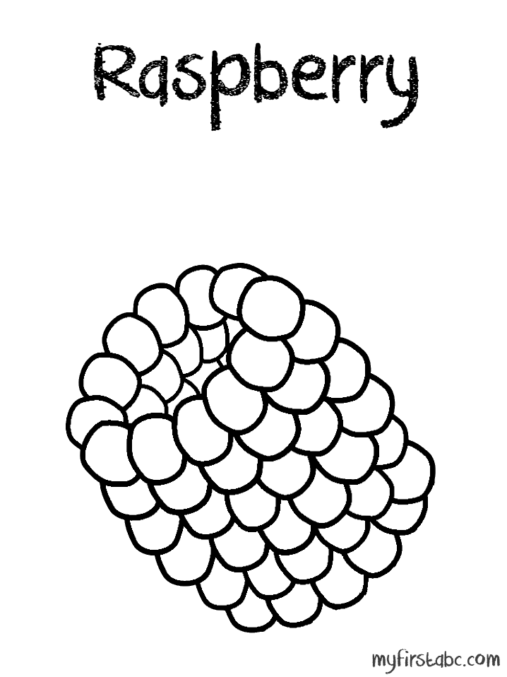 89 Raspberry Coloring Pages Printable 72