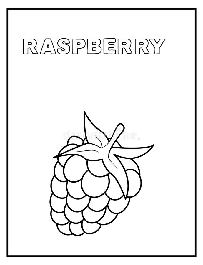 raspberry coloring pages printable jpg