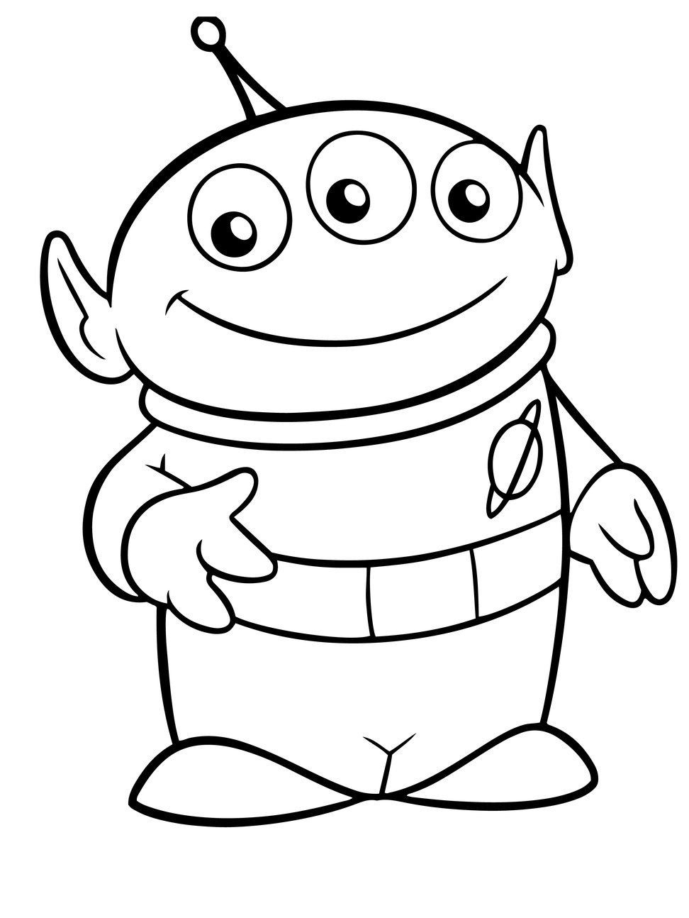 toy story aliens coloring pages printable jpg