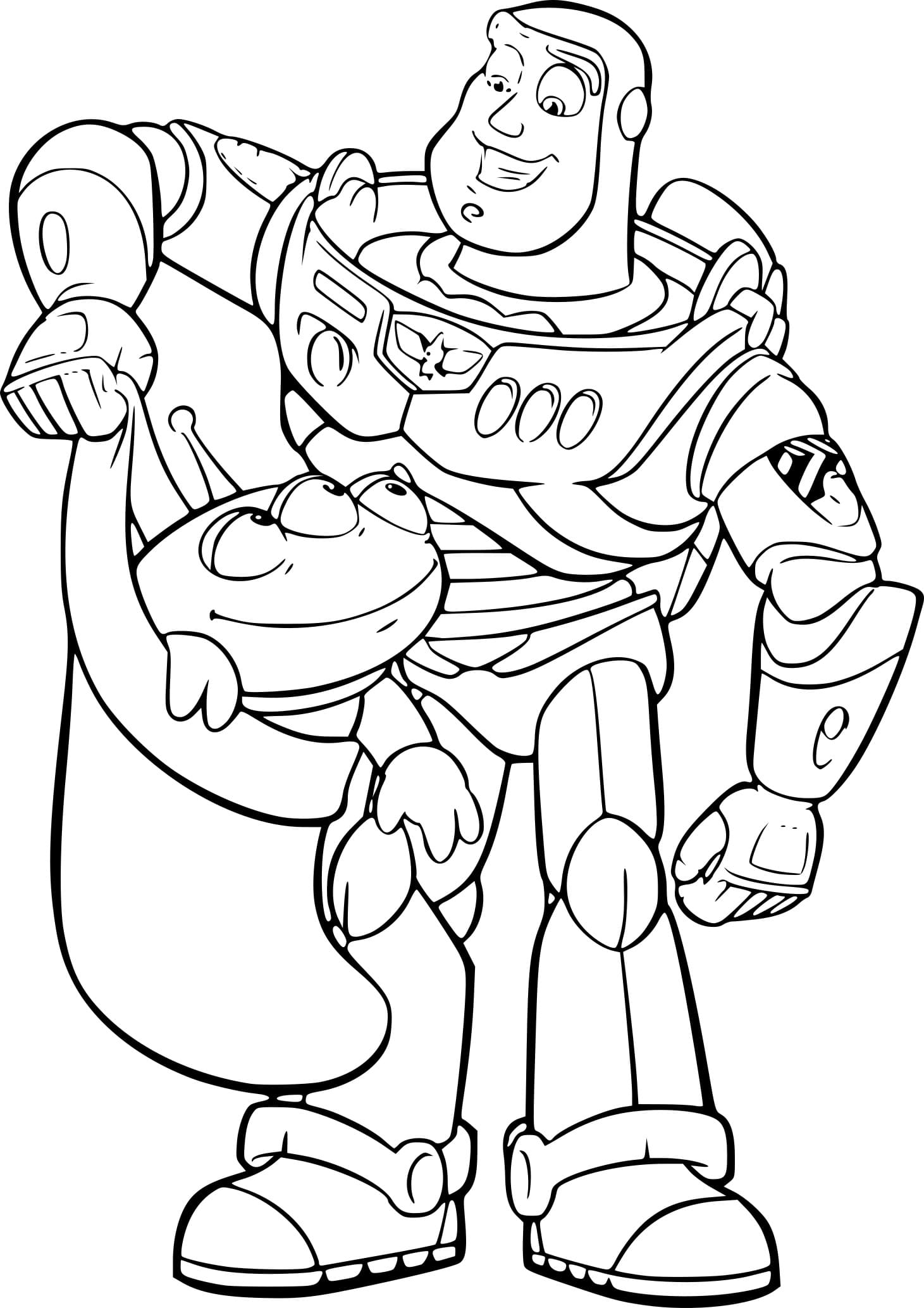 90 Toy Story Aliens Coloring Pages Printable 12