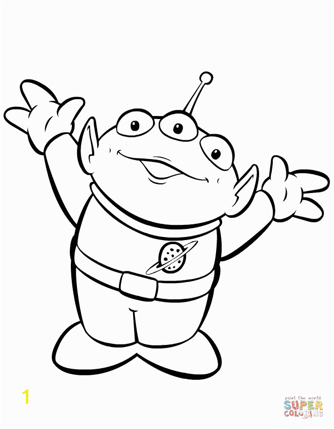 90 Toy Story Aliens Coloring Pages Printable 35