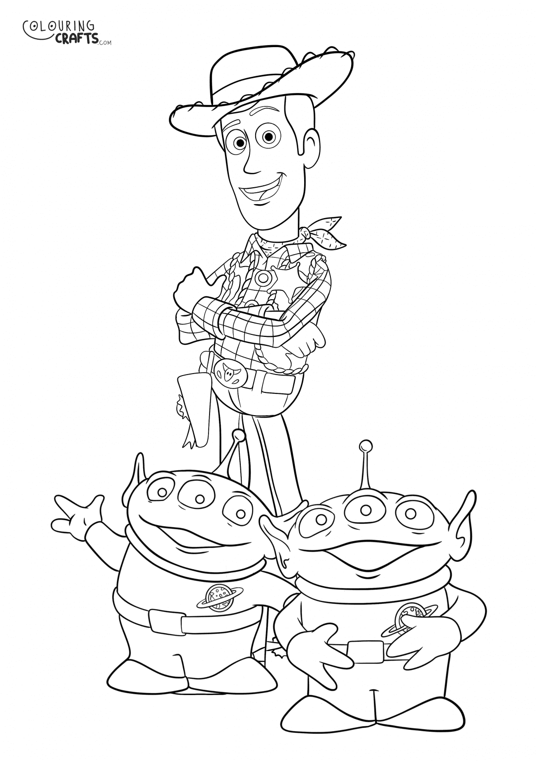 90 Toy Story Aliens Coloring Pages Printable 45