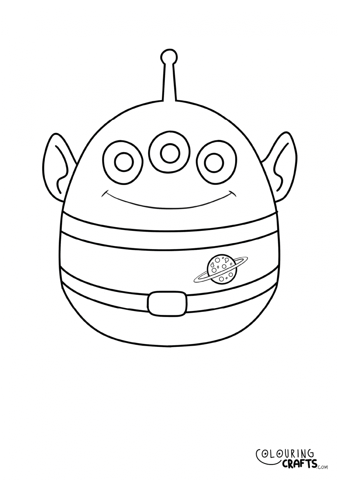 90 Toy Story Aliens Coloring Pages Printable 71