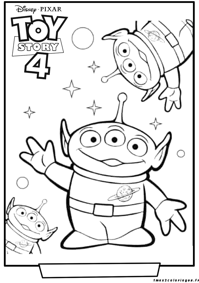 90 Toy Story Aliens Coloring Pages Printable 72