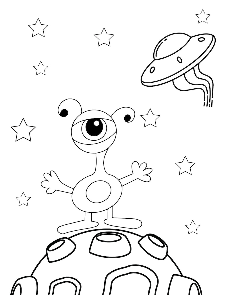 90 Toy Story Aliens Coloring Pages Printable 74