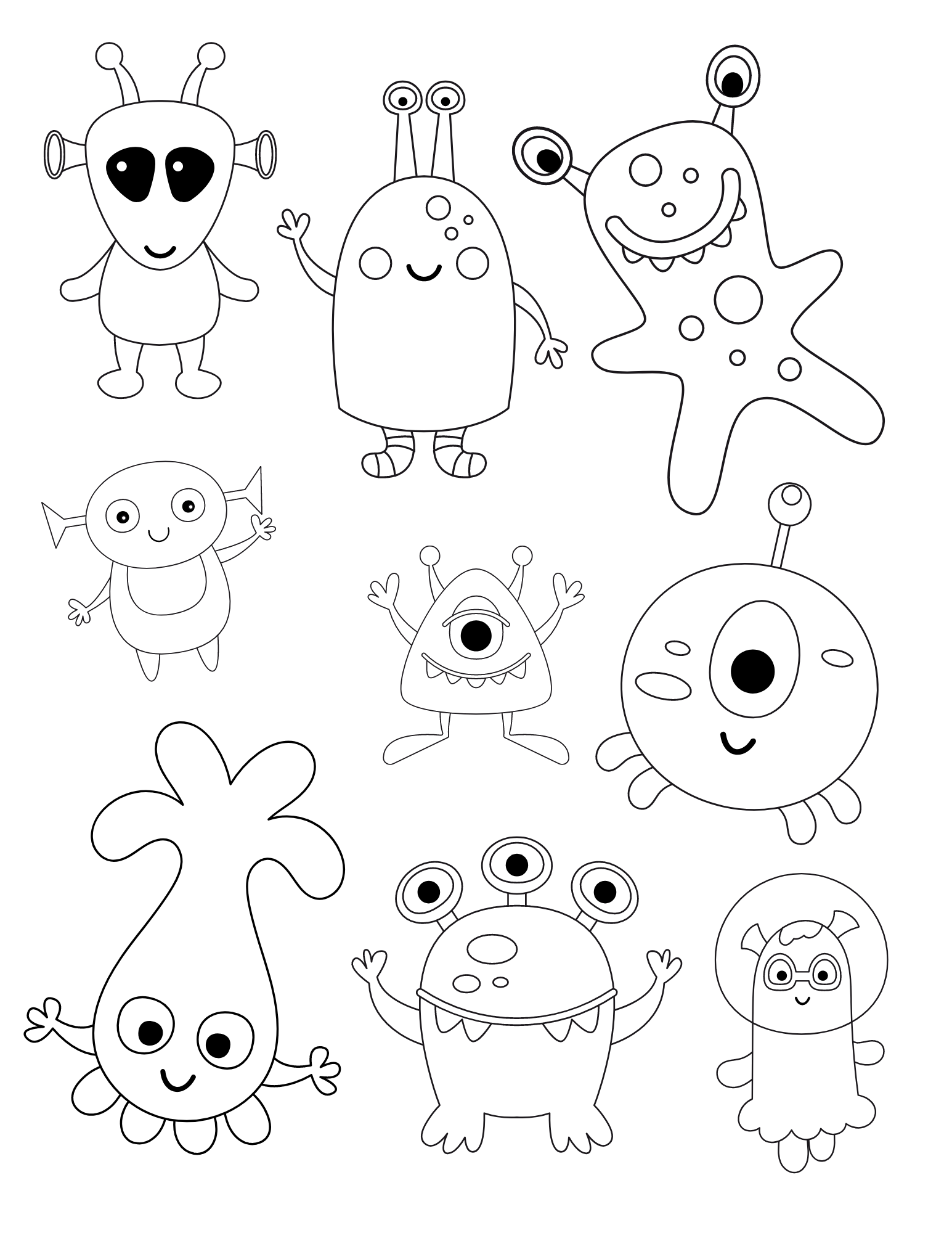 90 Toy Story Aliens Coloring Pages Printable 87