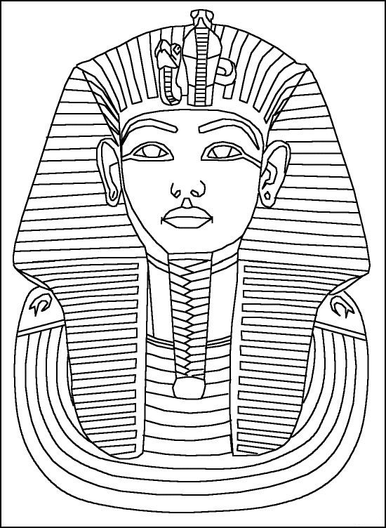 Ancient Egyptian Coloring Pages Printable 1