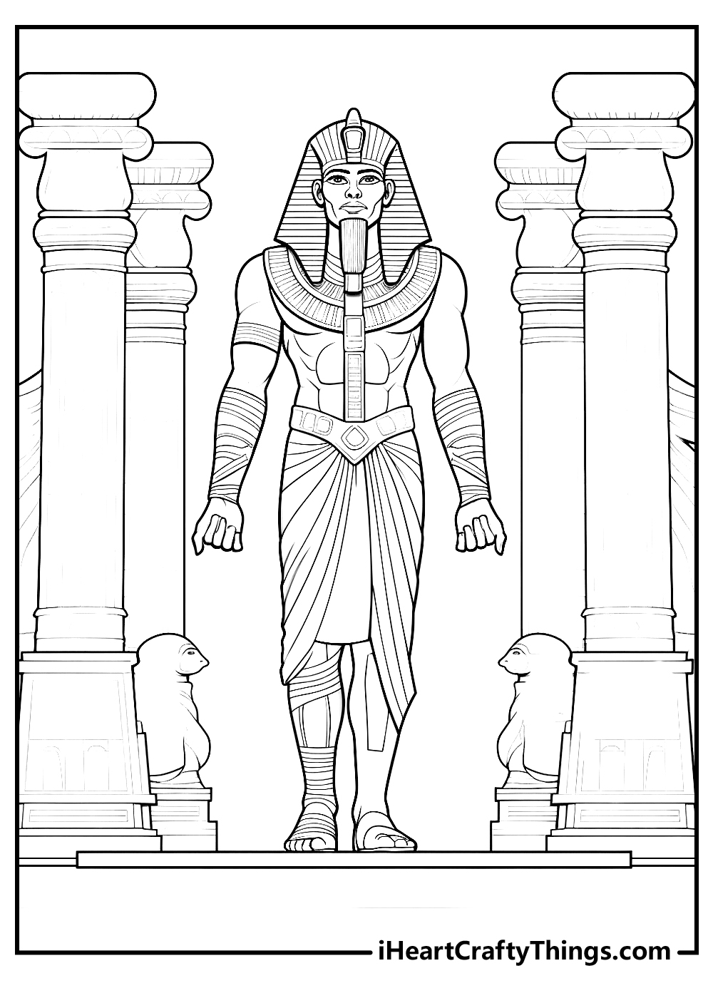 Ancient Egyptian Coloring Pages Printable 16