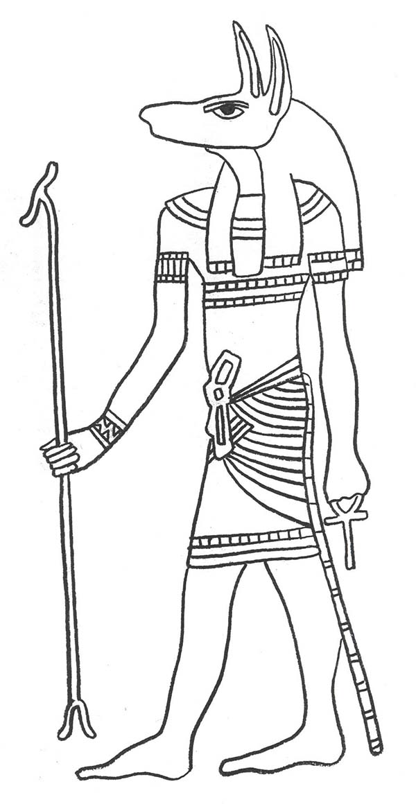 Ancient Egyptian Coloring Pages Printable 17