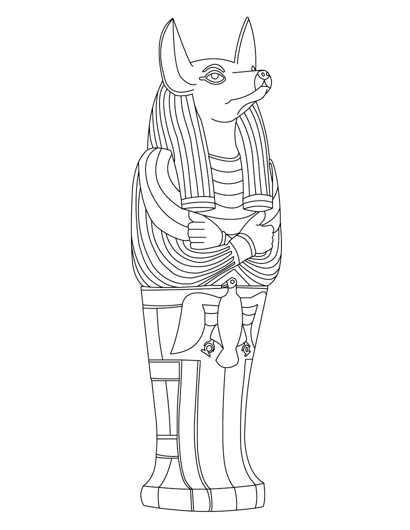 Ancient Egyptian Coloring Pages Printable 2