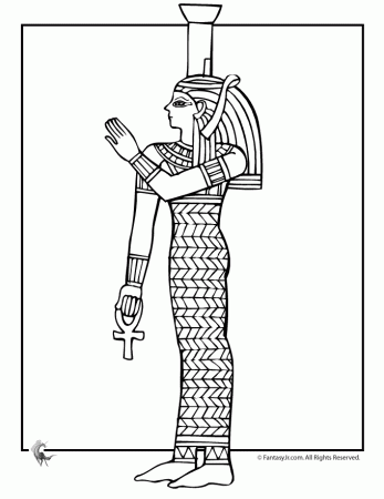 Ancient Egyptian Coloring Pages Printable 22