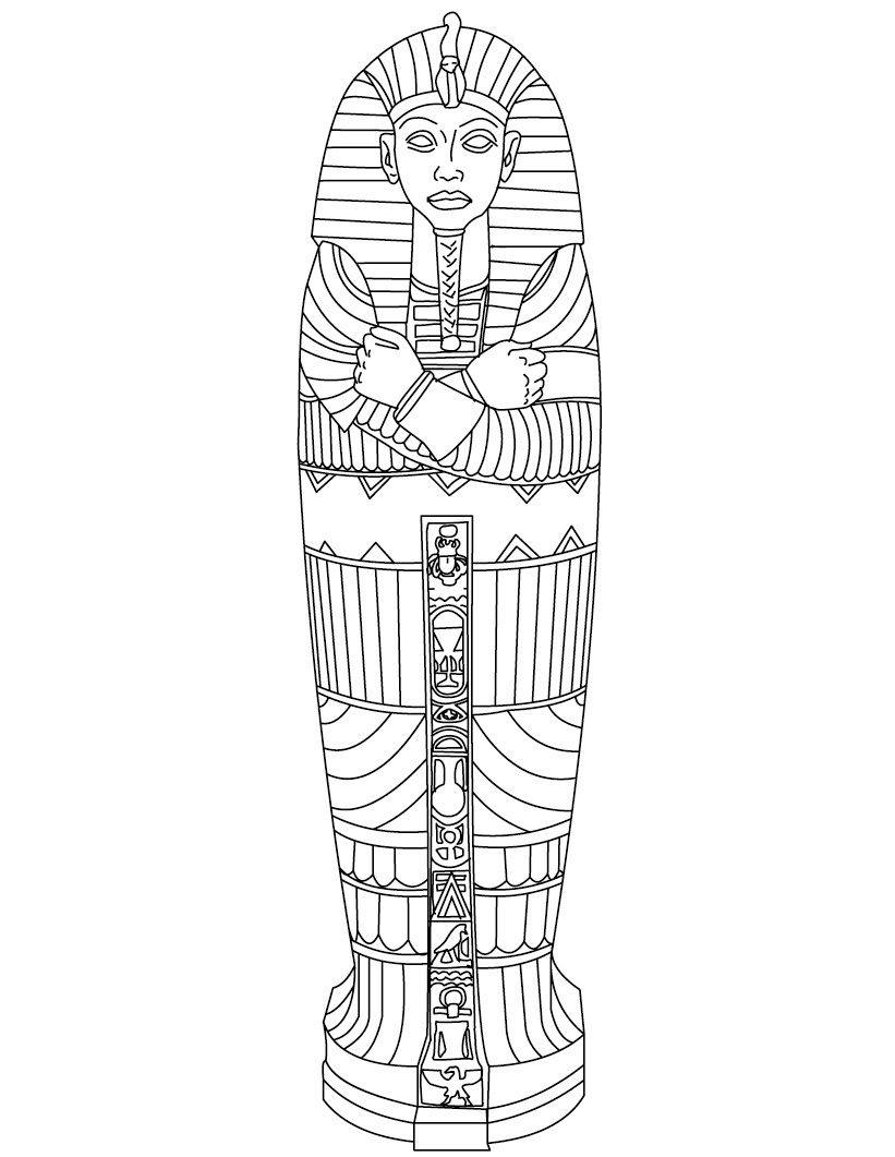 ancient egyptian coloring pages printable jpg