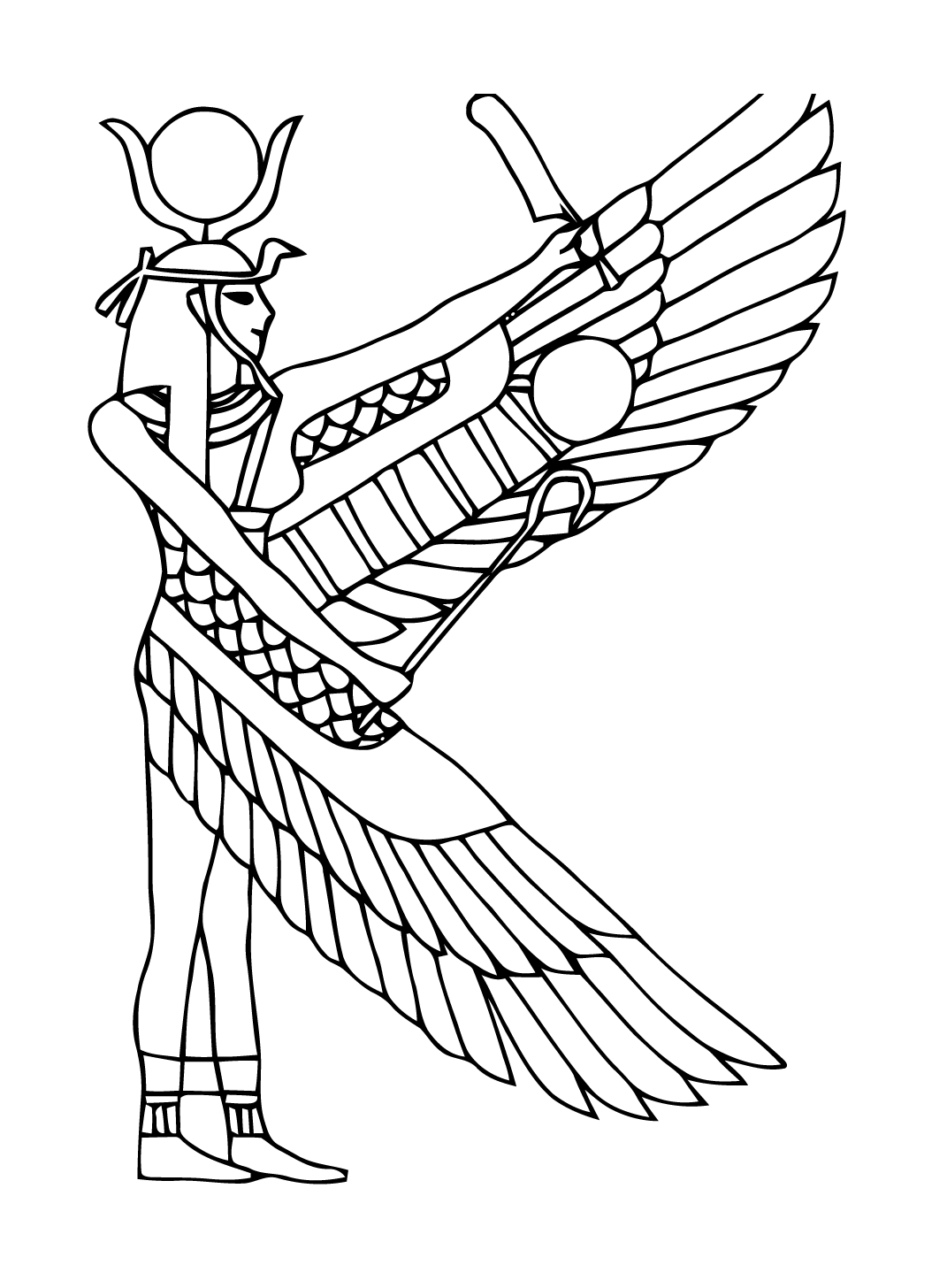 ancient egyptian coloring pages printable jpg