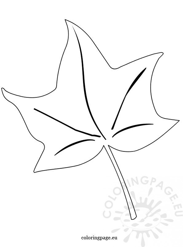 Autumn Leaves Coloring Pages Printable 12