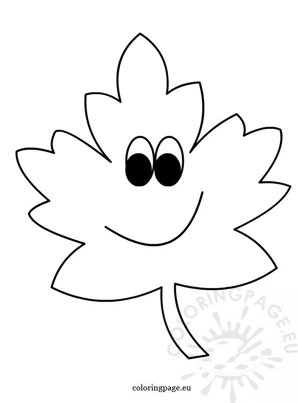 Autumn Leaves Coloring Pages Printable 5