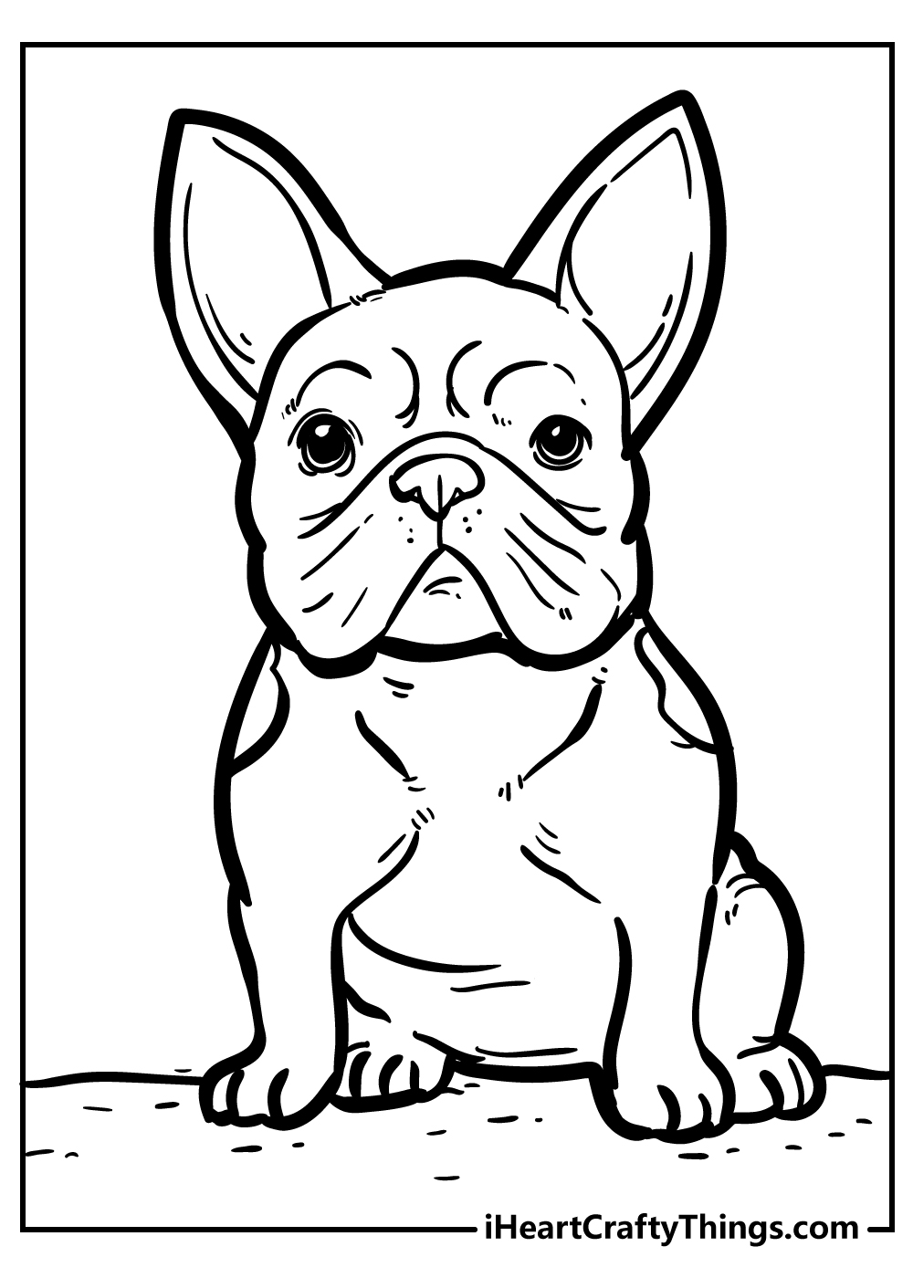 Dog Coloring Pages Printable Happiness 13