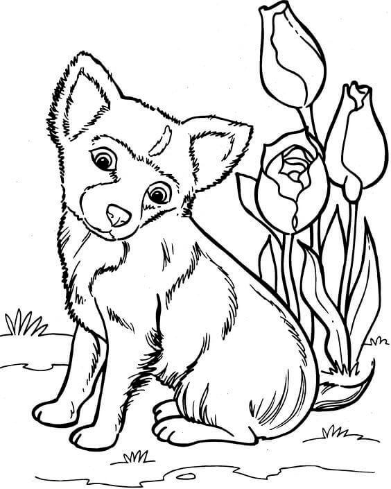 dog coloring pages printable happiness jpg