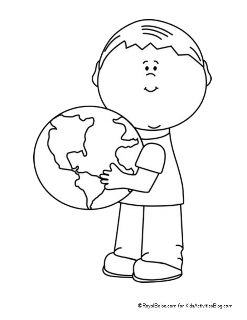 Earth Day Coloring Pages Printable Care 19