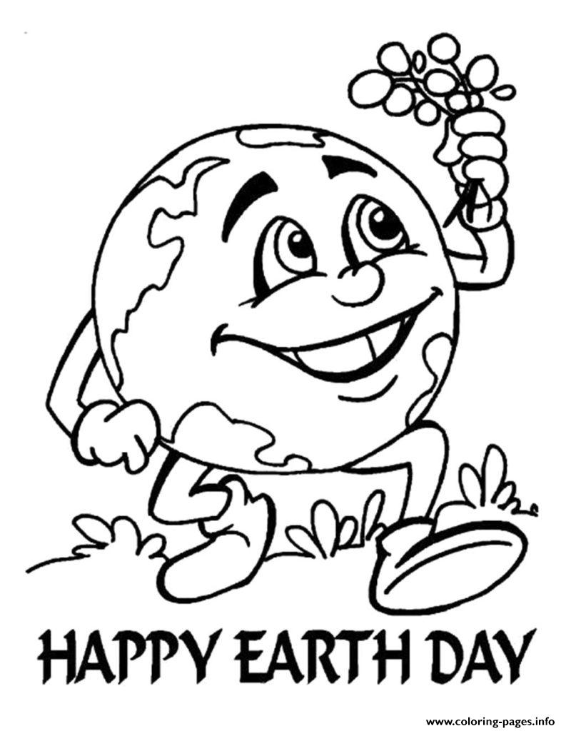 Earth Day Coloring Pages Printable Care 2