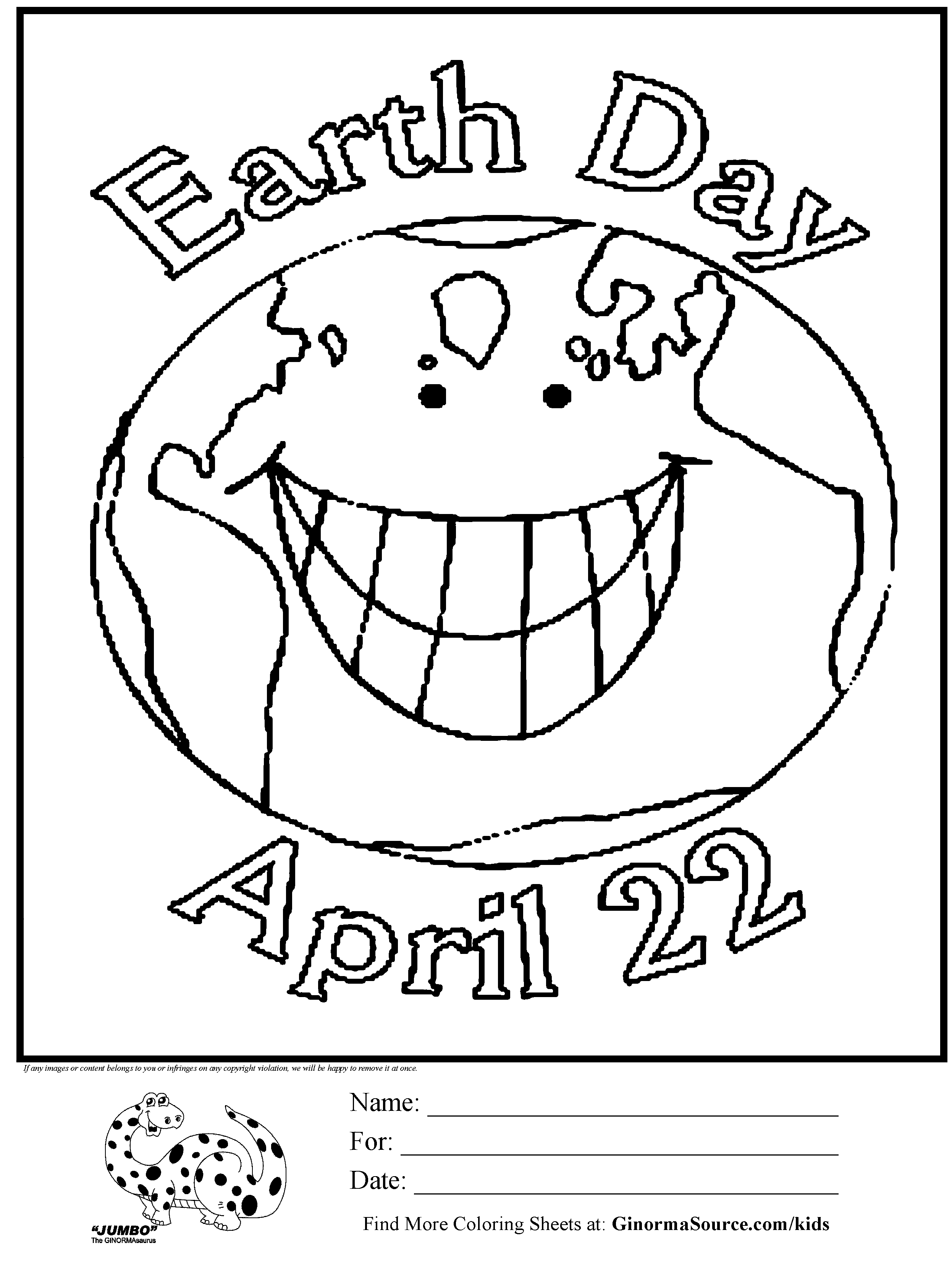 earth day coloring pages printable care jpg