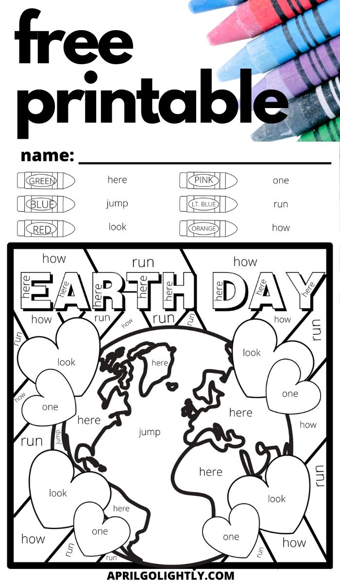 Earth Day Coloring Pages Printable Care 24