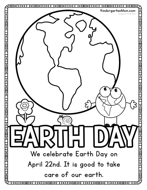 Earth Day Coloring Pages Printable Care 31