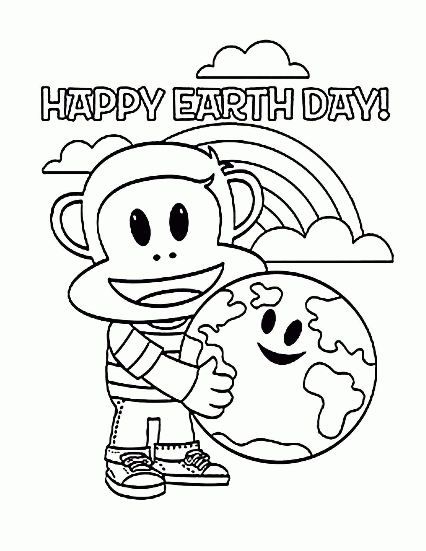 Earth Day Coloring Pages Printable Care 34