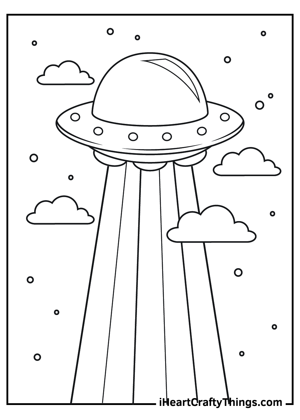 Extraterrestrial Alien Coloring Pages Printable 28