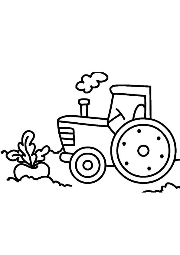 Farm Tractor Coloring Pages Printable 32